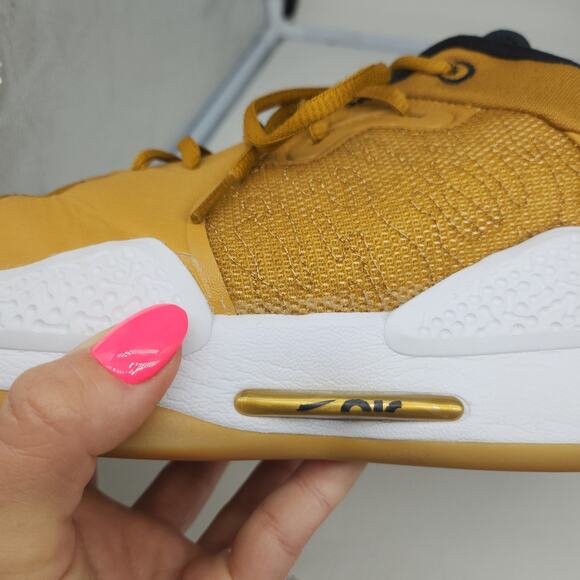 Nike PG 5 Wheat Shoes Mens 14 Gold Metallic Grain Paul George Basketball - Picture 8 of 16